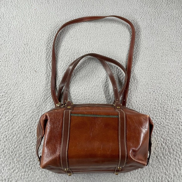 Brahmin Handbags - Brahmin Leather Handbag Smooth Leather Doctor's Bag Purse Brown Medium
